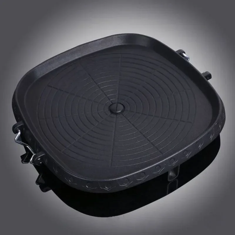 الكورية جولة شواء عموم الشواء عموم لحم الخنزير البطن غير عصا طباخ Maifan حجر التعريفي طباخ الغاز صينية الشواء لوحة مشوية