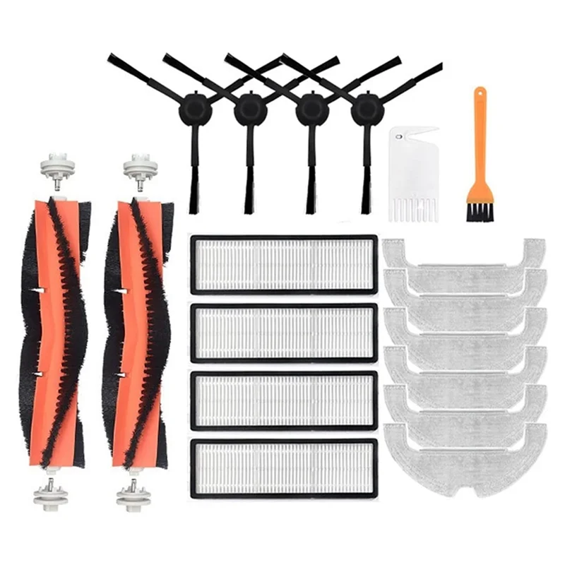 

【SUPERDEALS】Spare Parts HEPA Filter Side Brush Mop Cloth For Xiaomi STYTJ05ZHM / Mop 2 Ultra Robot Vacuum Cleaner Accessory