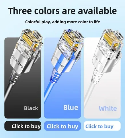 Кабель Ethernet SAMZHE Cat6A - Высокоскоростное соединение до 10 Гбит/с — фото товара