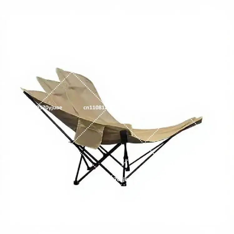 

Outdoor Portable Folding Reclining Chair for Camping Office Lunch Break Moon Lounger