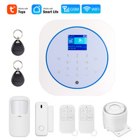 KERUI G12 Home Security Alarm System  TUYA Smart APP GSM Connection Mobile Wireless Burglar Alarm Kit with Motion Sensor Siren