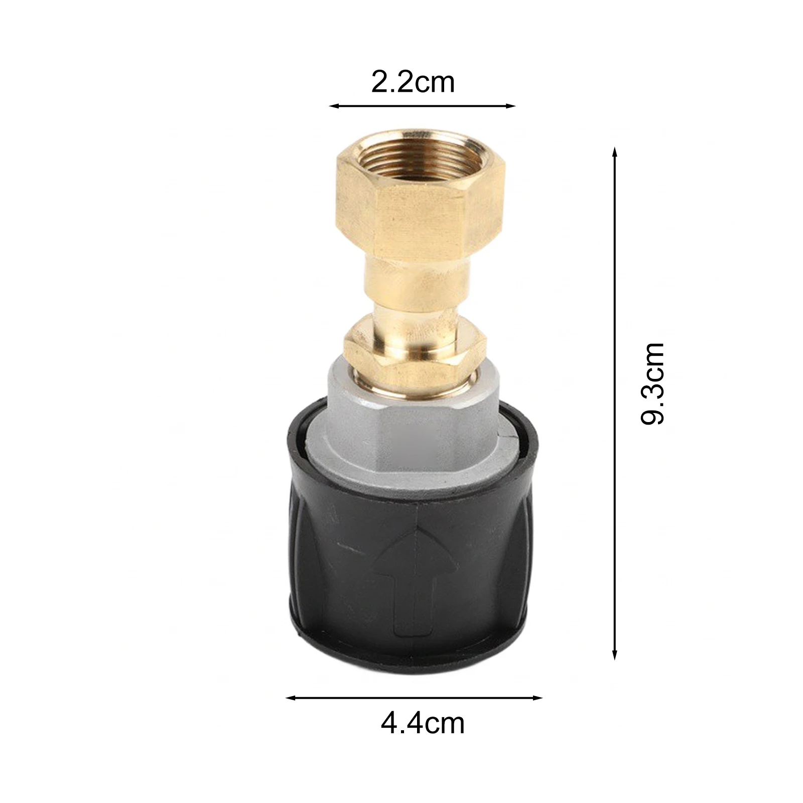 High Pressure Swivel Connector with Full 360 Degree Rotation Made of Stainless Steel for Karcher for k2 Through Models