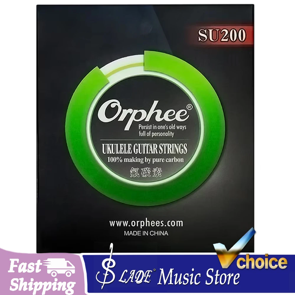 Orphee Ukulele Strings Carbon Nylon Hybrid Production Good Stability without Skipping Ukulele Mini Guitar Accessories Parts