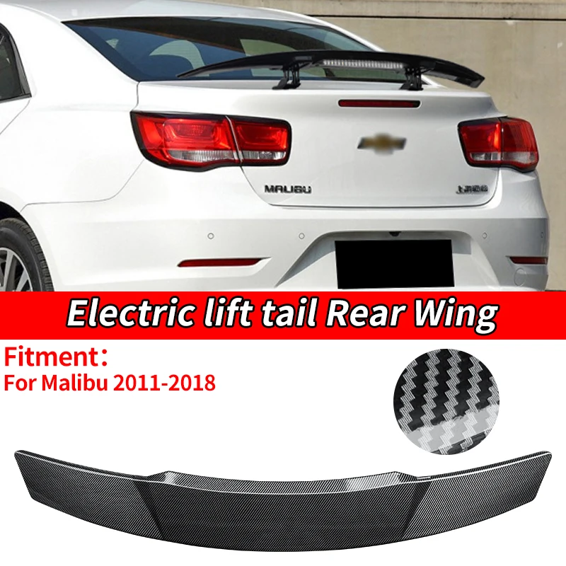 

Car Universal Electric Rear Spoiler Wing Trunk Tail Remote Control Modification Accessorie For Chevrolet Mailibu 2011-2018