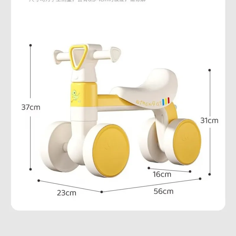 Baby Balance Bike 4 Wheel Toddler Walker No Pedal First Ride-On Toy Kids Balance Training Indoor Outdoor Gift for 1-3 Years Old view 6