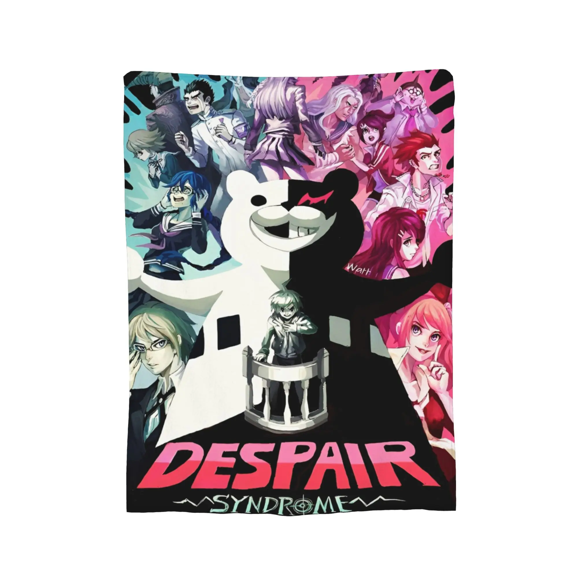 Danganronpa Japanese Anime Gift Blanket For Men Women Ultra Soft  Throw Blankets for Couch 50x60 Inches Multi-size
