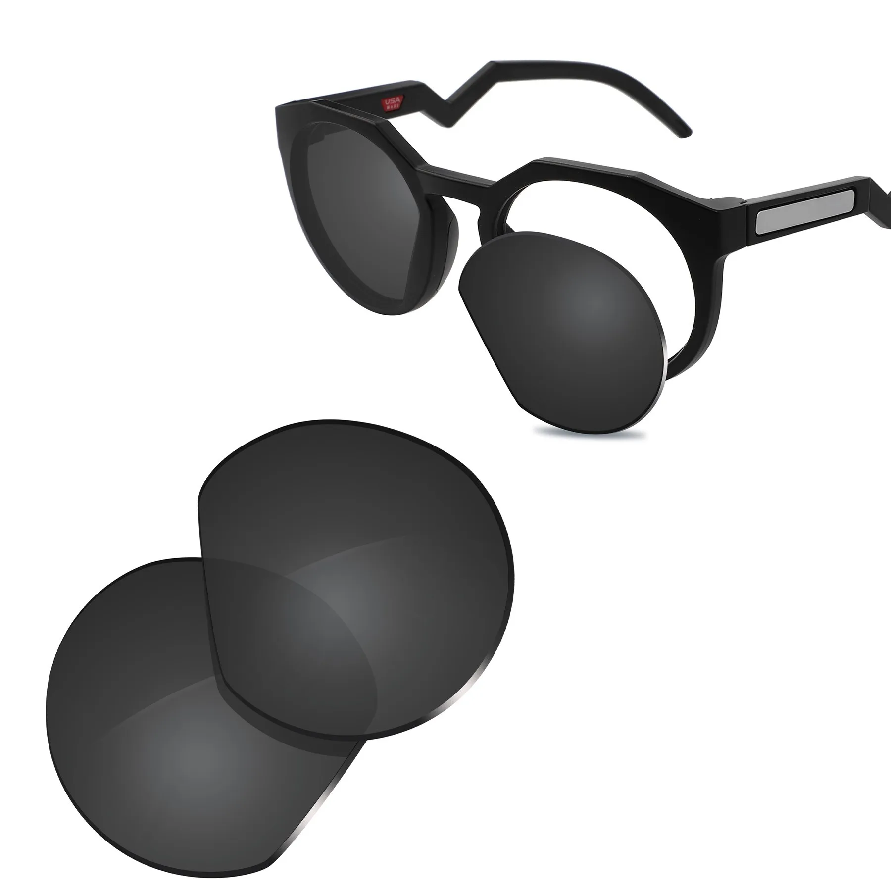 Glintbay Polarized UV400 Replacement Lenses for Oakley HSTN OO9464 52mm Sunglasses