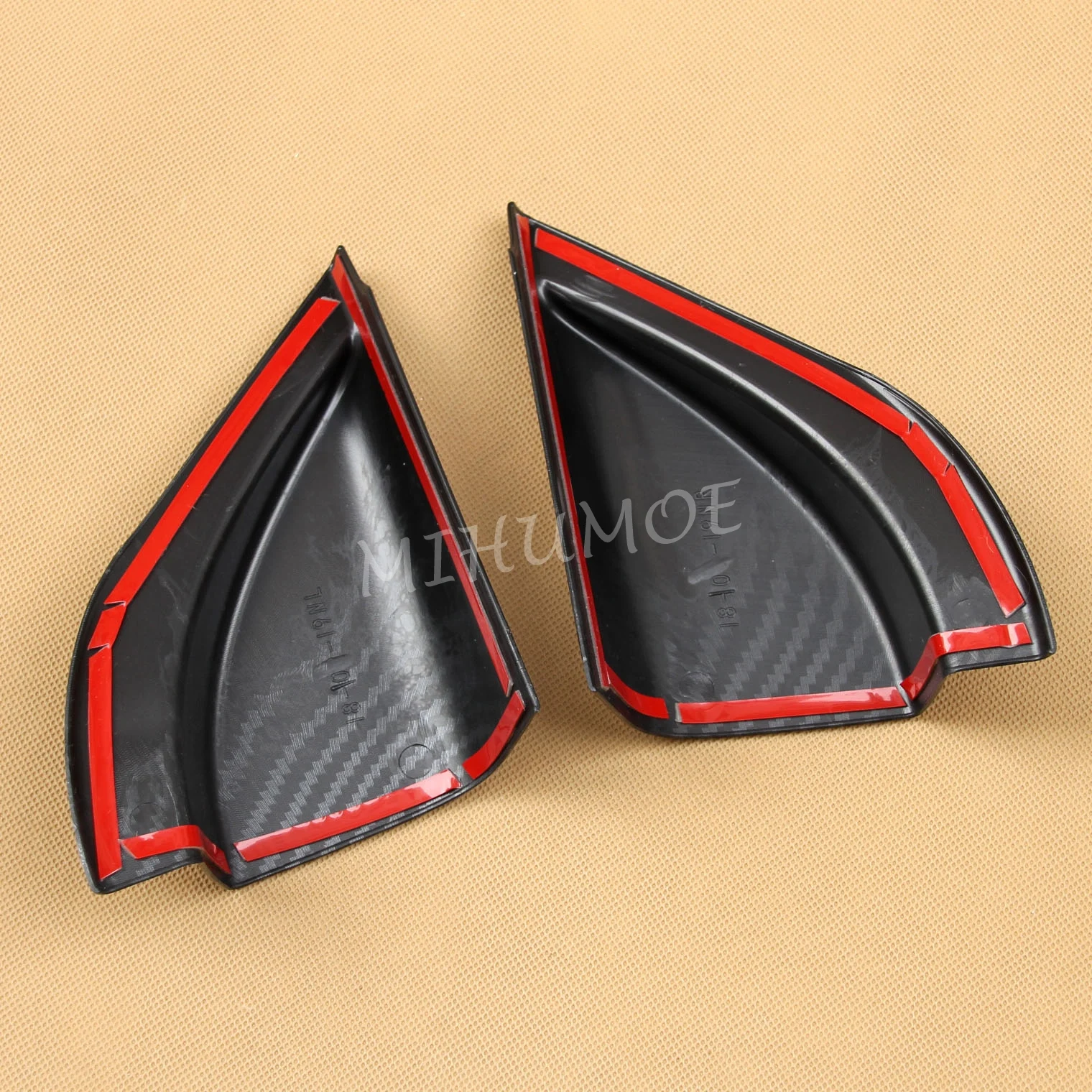 Carbon Fiber A-Pillar Trims For Mitsubishi Eclipse Cross 2018 2019 2020 2021 2022 2023 2024 Interior Accessories