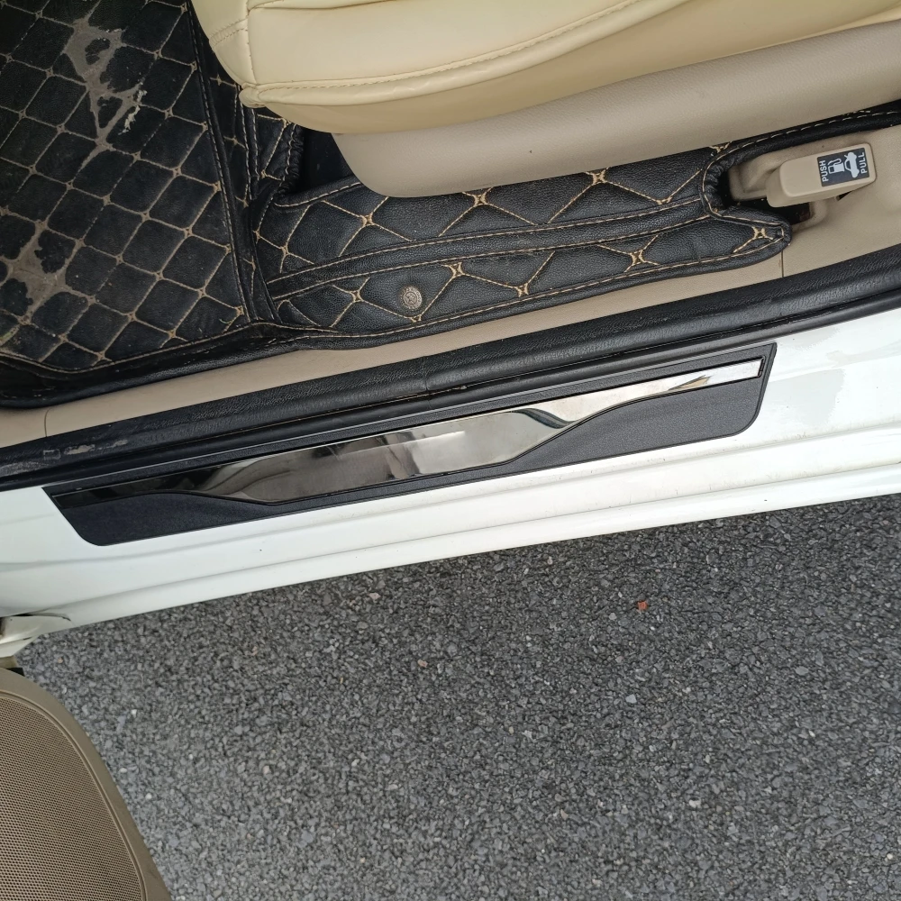 For Opel Astra 2015 2016 2017 2018 2019-2024 2025 2026 2027 Car Door Sill Plates Stainless Steel ABS Styling 5d Sticker Interior