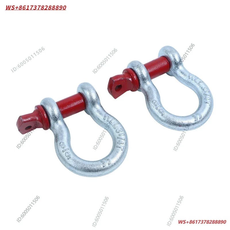 Bow American shackle D-shaped shackle National standard lifting shackle hook