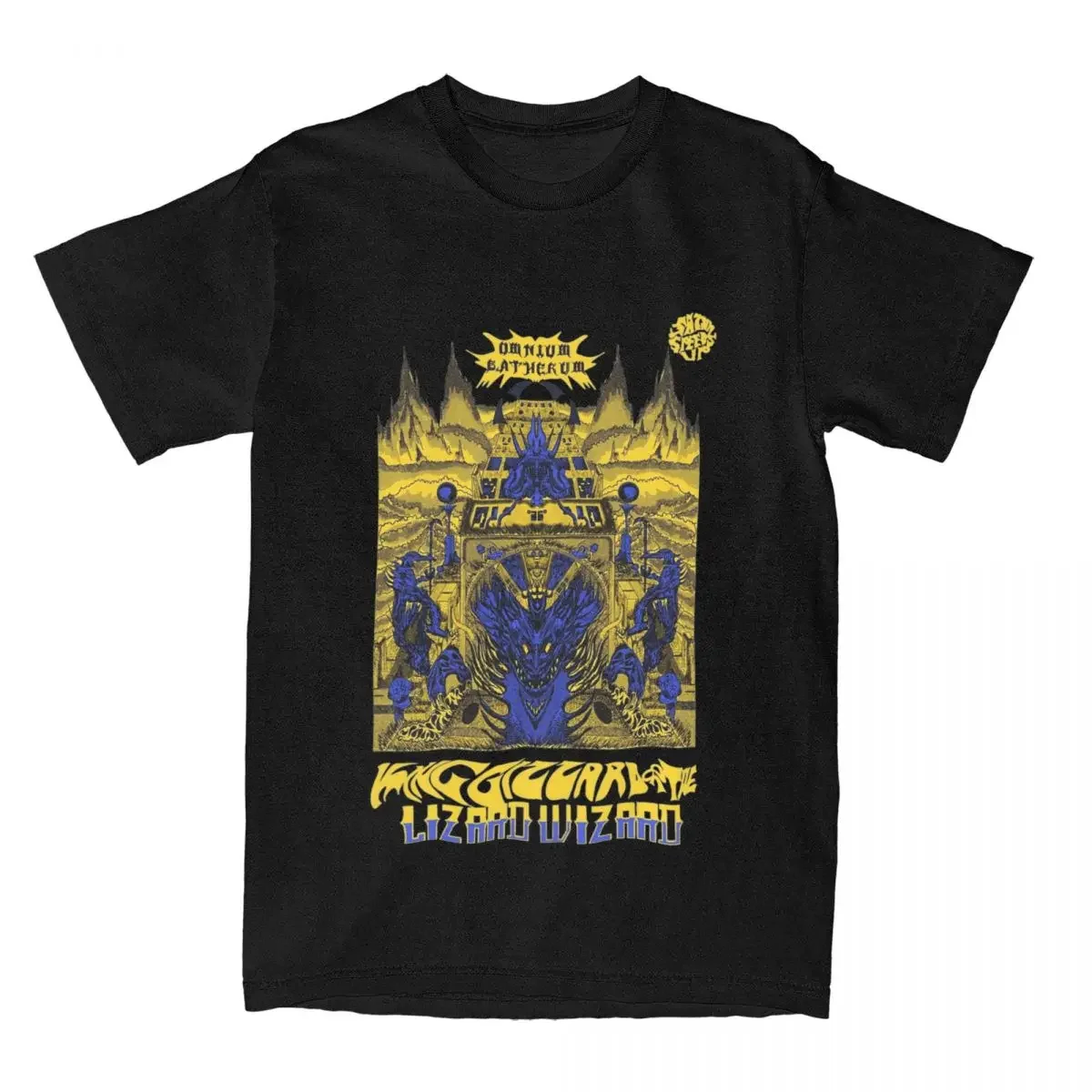 Fashion King Gizzard And The Lizard Wizard Omnium Gatherum T Shirt Men Women's Pure Cotton rock band Tee Shirt Adult Tops