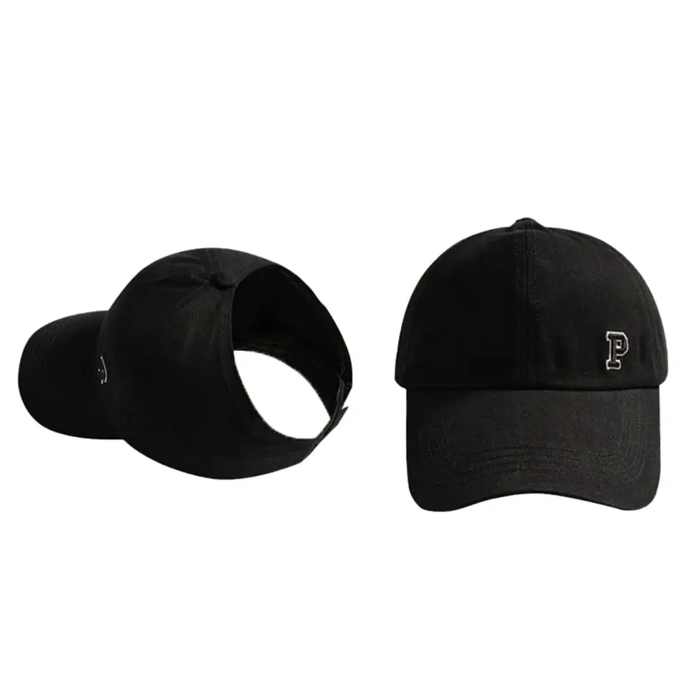 Top Cap Sports Hat Peaked Hat Men Baseball Caps Tied Ponytail Braid Girl Baseball Hat Baseball Cap Korean Style Caps Sun Hat