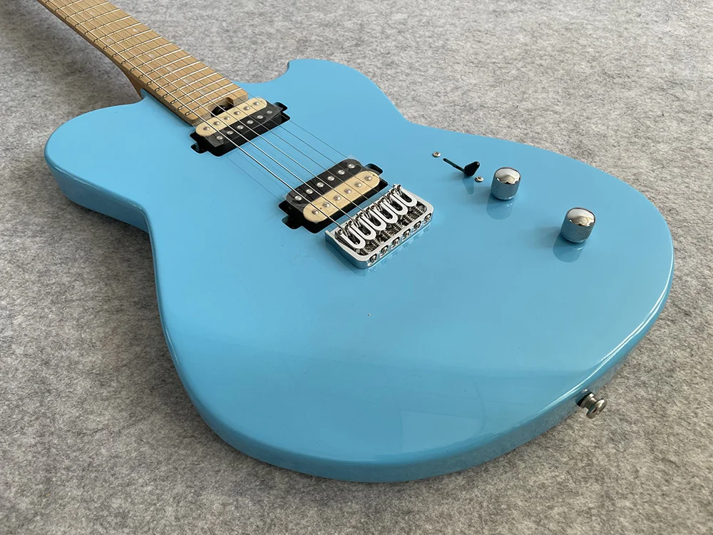 electric guitars 6strings, blue color，2-Piece Pickup ,high quality guitar, In Stock, Fast Shipping