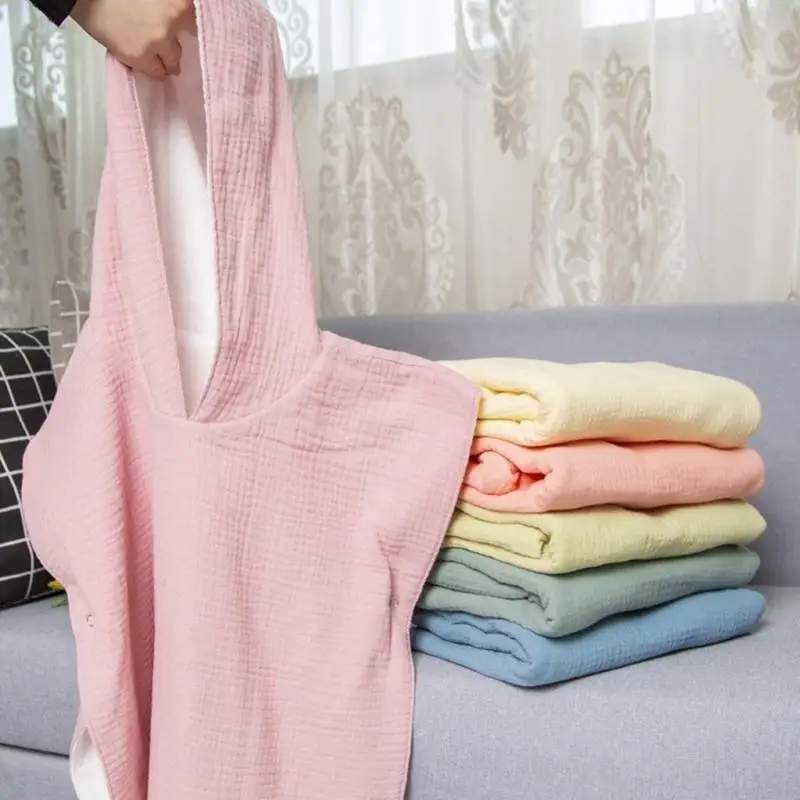 منشفة u13f ناعمة مطلي مقنعين بمنشفة حمام تجفيف سريع مع طبقتين من طبقة غسيل يمكن ارتداؤها للطفل للرضع والأطفال الصغار