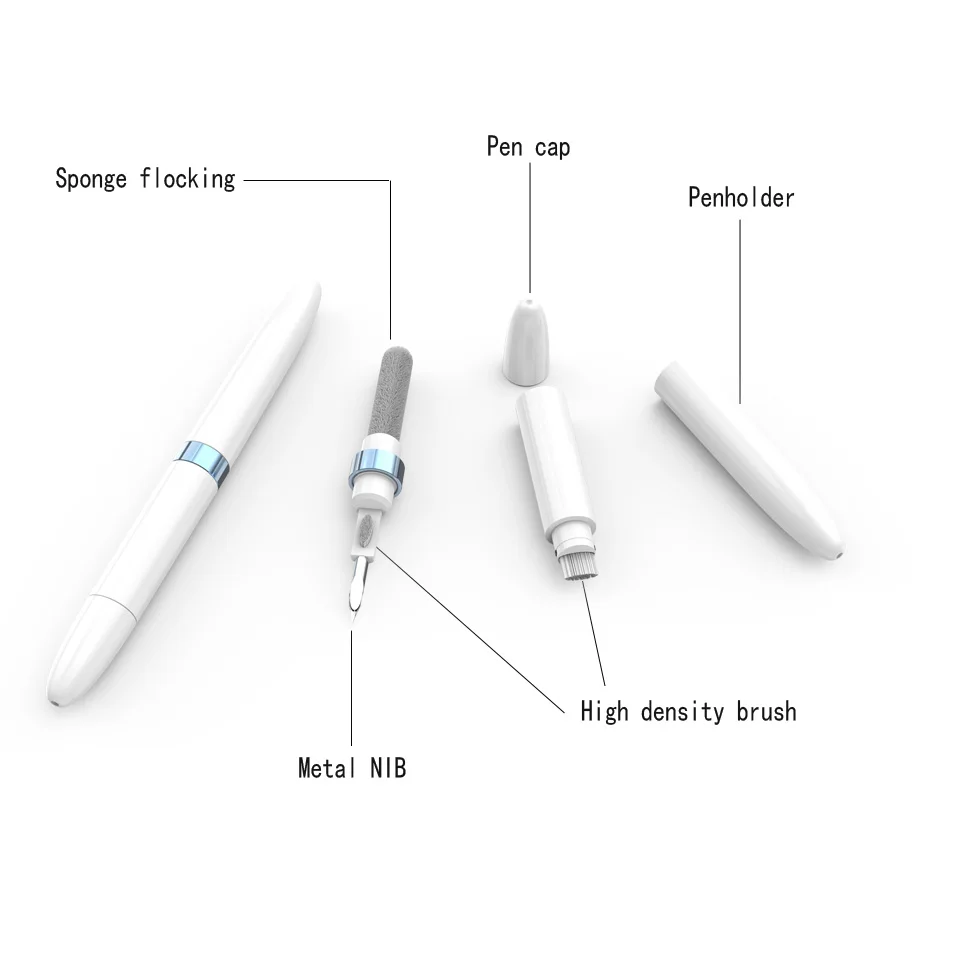 Fancan Cleaner Pen per Airpods Pro 1 2 auricolari pulizia penna pennello auricolari Bluetooth custodia strumenti di pulizia per Huawei Samsung mi