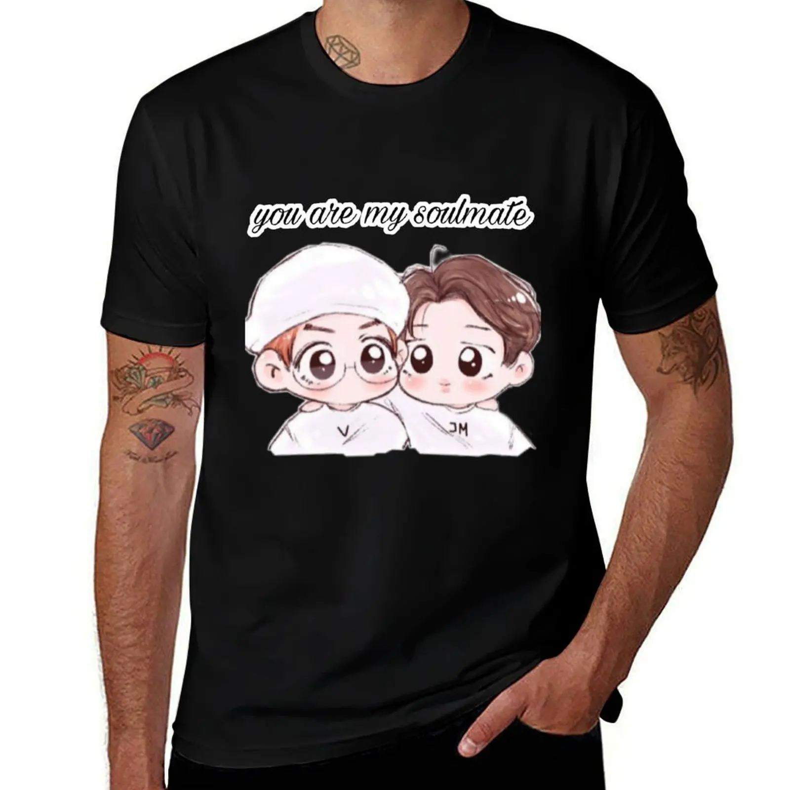 Vmin best friend, soulmate T-Shirt Casual Work Wear T-Shirt