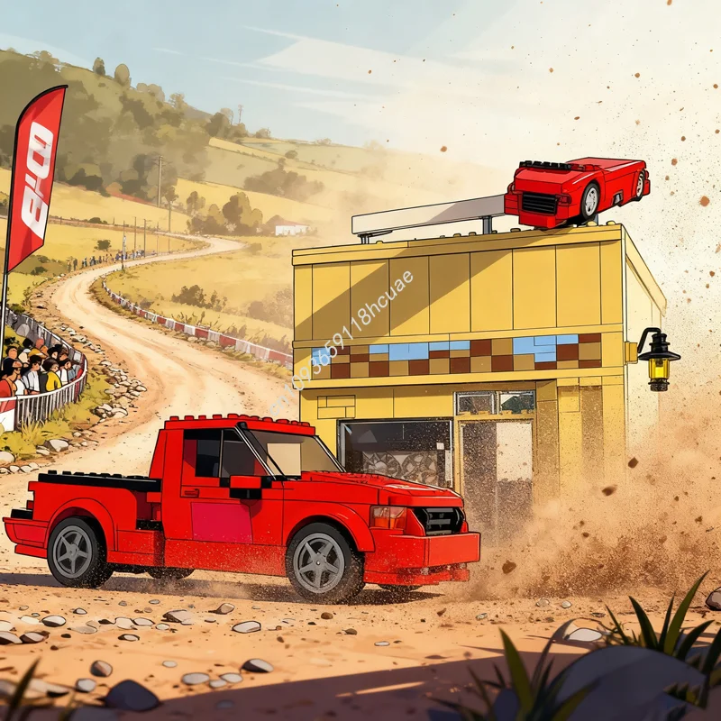 

822pcs MOC The Racer S Edge City Champions Model Building Christmas Gifts Blocks Construction Toy Assemble Idea Education Brick