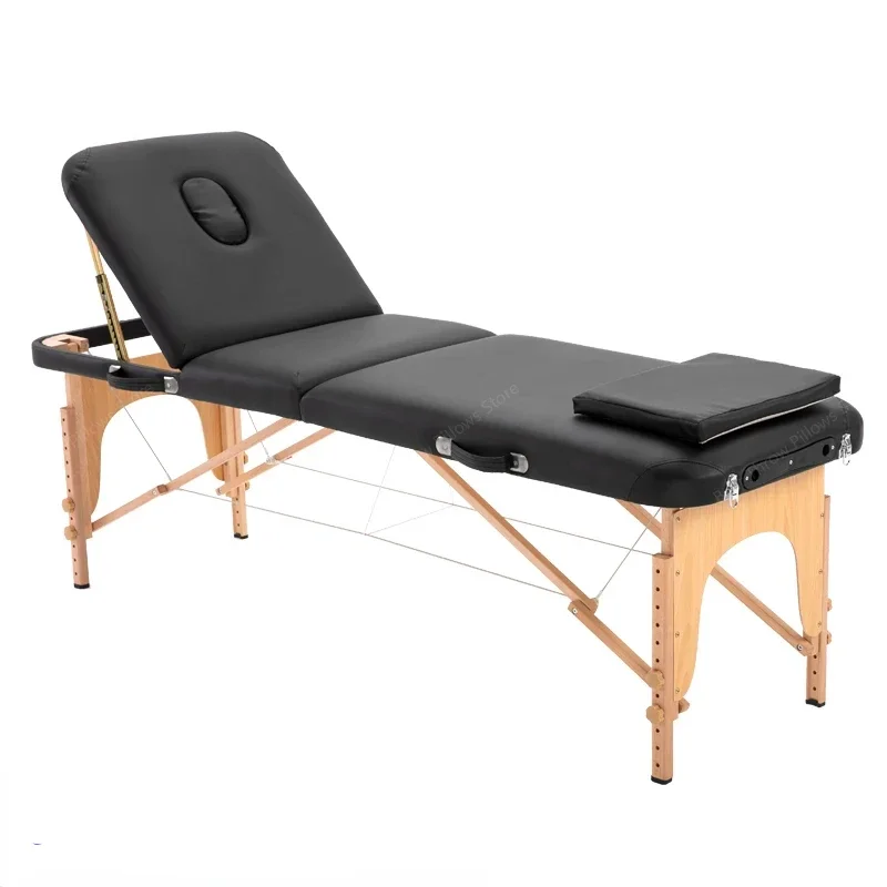 Tattoo Spa Folding Massage Bed Relaxing Stretchers Treatment Beauty Portable Auxiliary TablesProfessional Furniture Stable