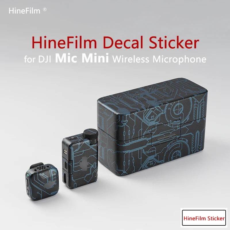 

Hinefilm Skin for DJI Mic MINI Decal Skin Protective Film for MIC MINI Wireless Microphone Sticker DJIMIC MINI Wraps Cover