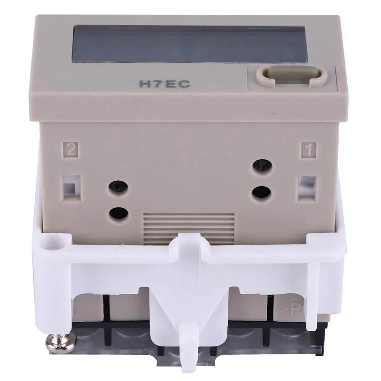 8-Digit Electric Counter H7EC N Digital Totalizer with LCD Display - No Input Voltage Required