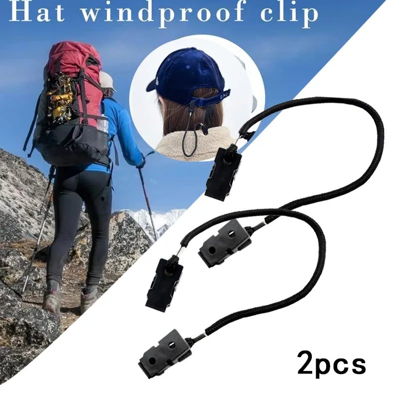 

2PC Hat Retainer Fishing Apparel Keeper Holder Hat Windproof Clip For Golfing Fishing Boating Sailing Sports