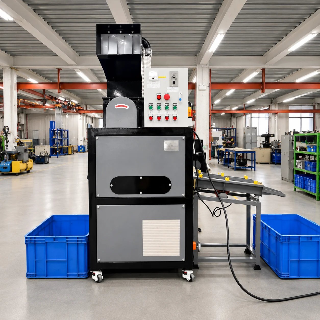Automatic Dry Type Copper Wire Granulator High Purity Scrap Cable Recycling Machine Copper Plastic Separator CE