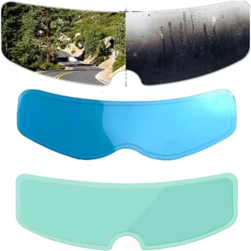 Motorcycle Helmet Clear Rainproof/Anti-fog Film Helmet Lens Durable Nano Coating Sticker Safety Driving Moto Helmet Accessories