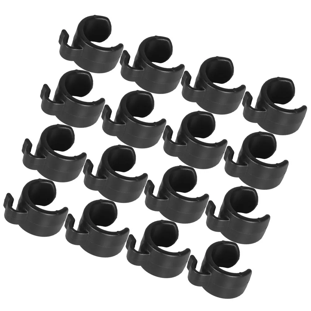 25Pcs Plastic Stand Cable Clip Organizer Cord Management For Band Mic Clamps Simple Design Easy Install