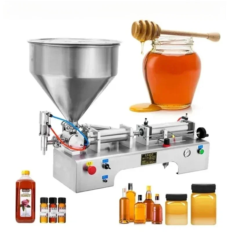

PBOBP 10-300ml Pneumatic Volumetric Soft drink Liquid Filling Machine Pneumatic Liquid Filler Liquid Honey Soap Bottle