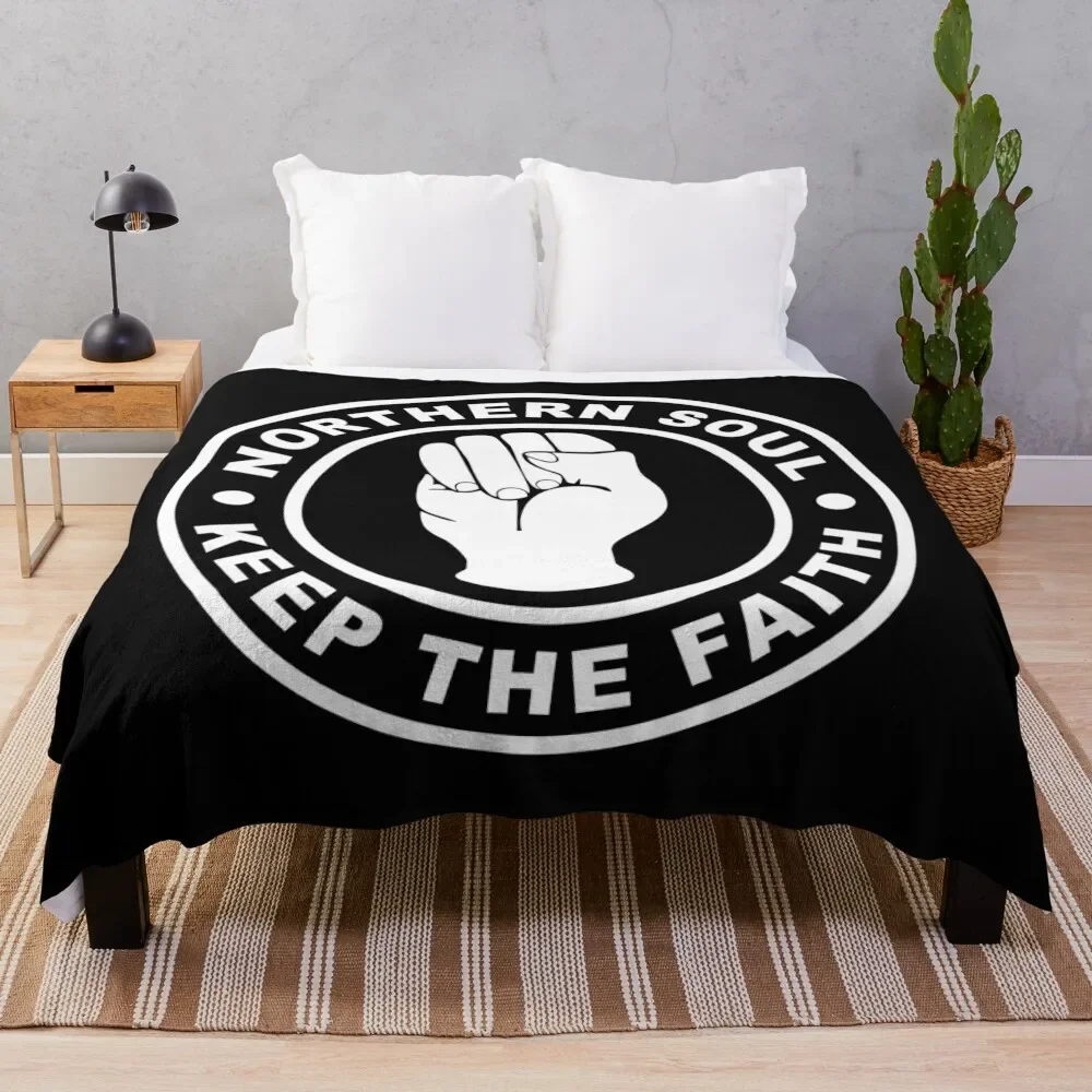 

Northern Soul keep the faith Throw Blanket anime Sofa Quilt Blankets