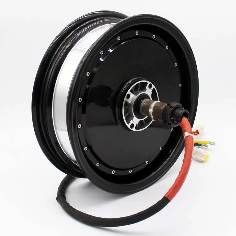 Brushless DC motor with single axle hub 13 inch 2KW motor 60V72V is suitable for electric cars