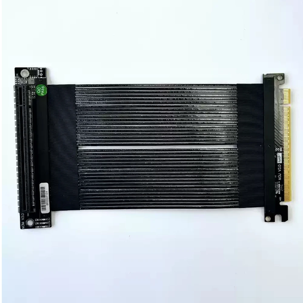 ADT-Link GPU Riser Cable PCIe 4.0 / 3.0 X16 Graphics Card Extension Adapter, PCI Express X16 Riser Custom Length 5~100cm