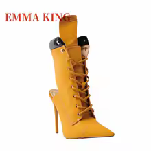 Pointy Women Lace Up Ankle Boots Newest Ankle Cut Out Stiletto Heel Short Boots 2025 Trendy Shoes Female Luxury Fashion Shoes - AliExpress 322