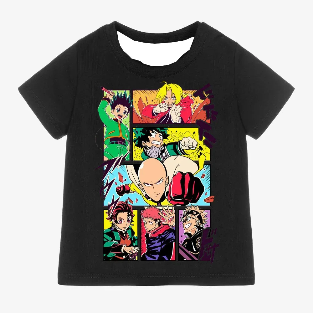 Einteiliges Sport-T-Shirt für Kinder, Sommer-T-Shirt mit Ace-Flammenmuster, atmungsaktiv, kurzärmelig, für Jungen, aktives Spielen und Sport