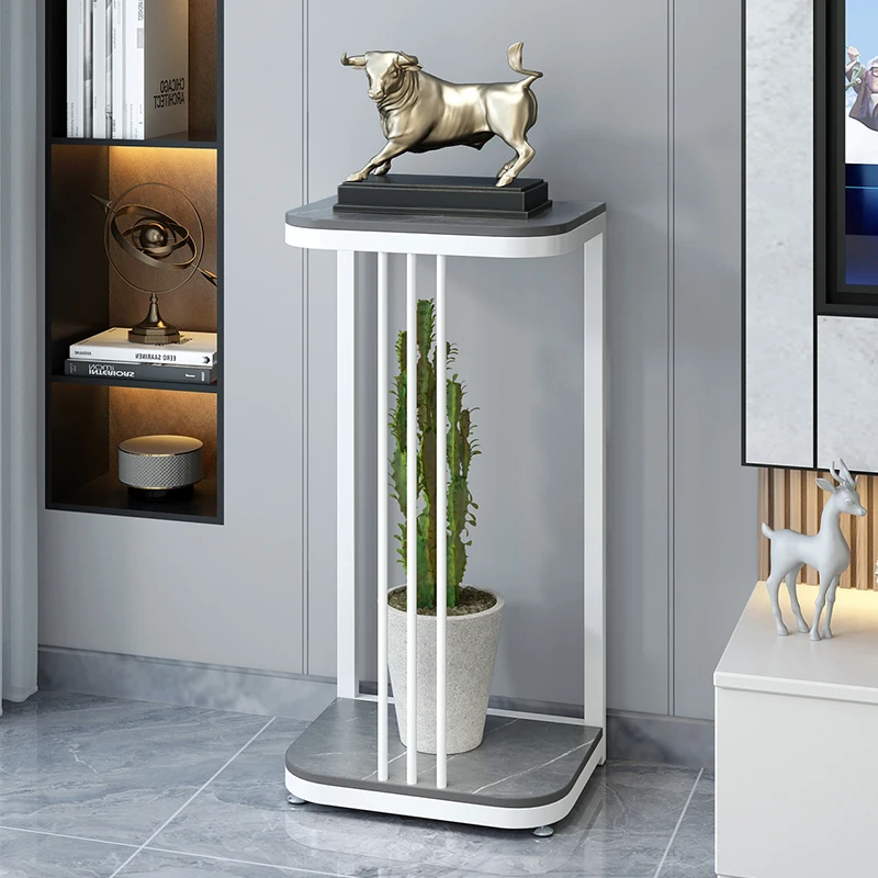 Nordic Plant Stand Indoor, Multi-Layer Flower Rack Storage Shelf, Sturdy Thick Iron Frame Plant Organizer for Home Balcony Patio