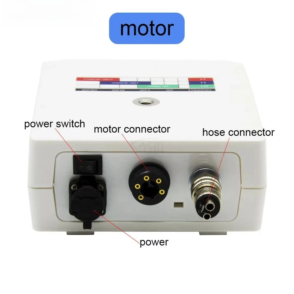 8000A Dental Electric LED Micro Motor Brushless Internal Spray Brushless Electric Micromotor Low Speed Handpiece