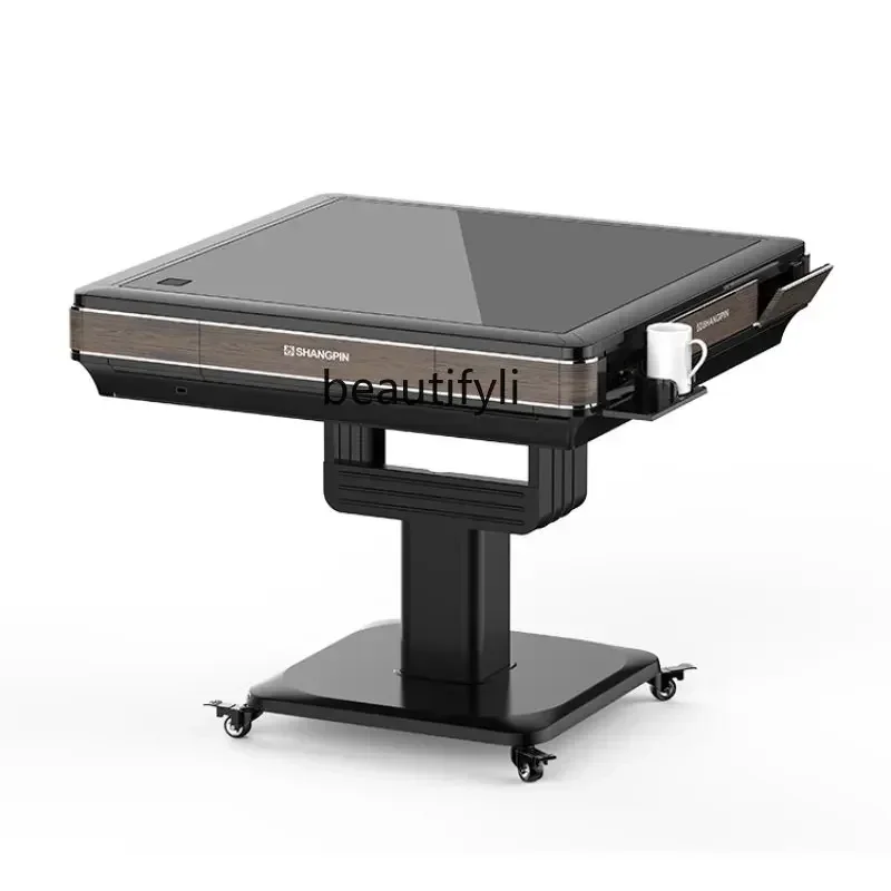 new Intelligent Mahjong Machine Automatic Household Dining Table Dual-Use Electric Mute Chess Mahjong Table ss 8617
