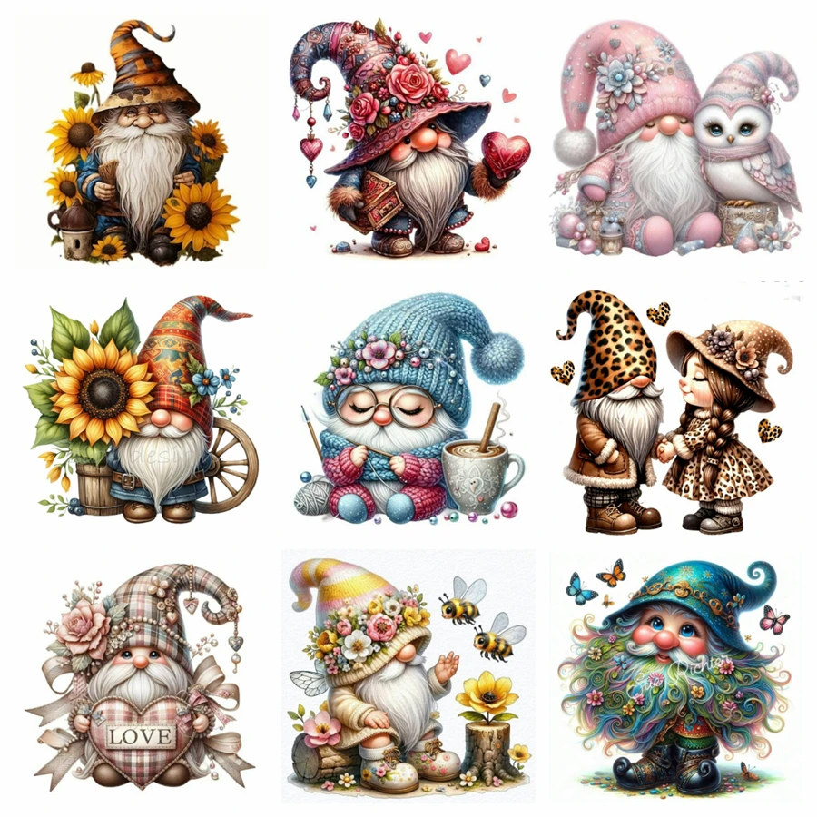 1PC frameless Cartoon Deberg Diamond Painting Christmas Dwarf Sticking Diamond Embroidery Handmade DIY Mosaic Home Decoration Gi