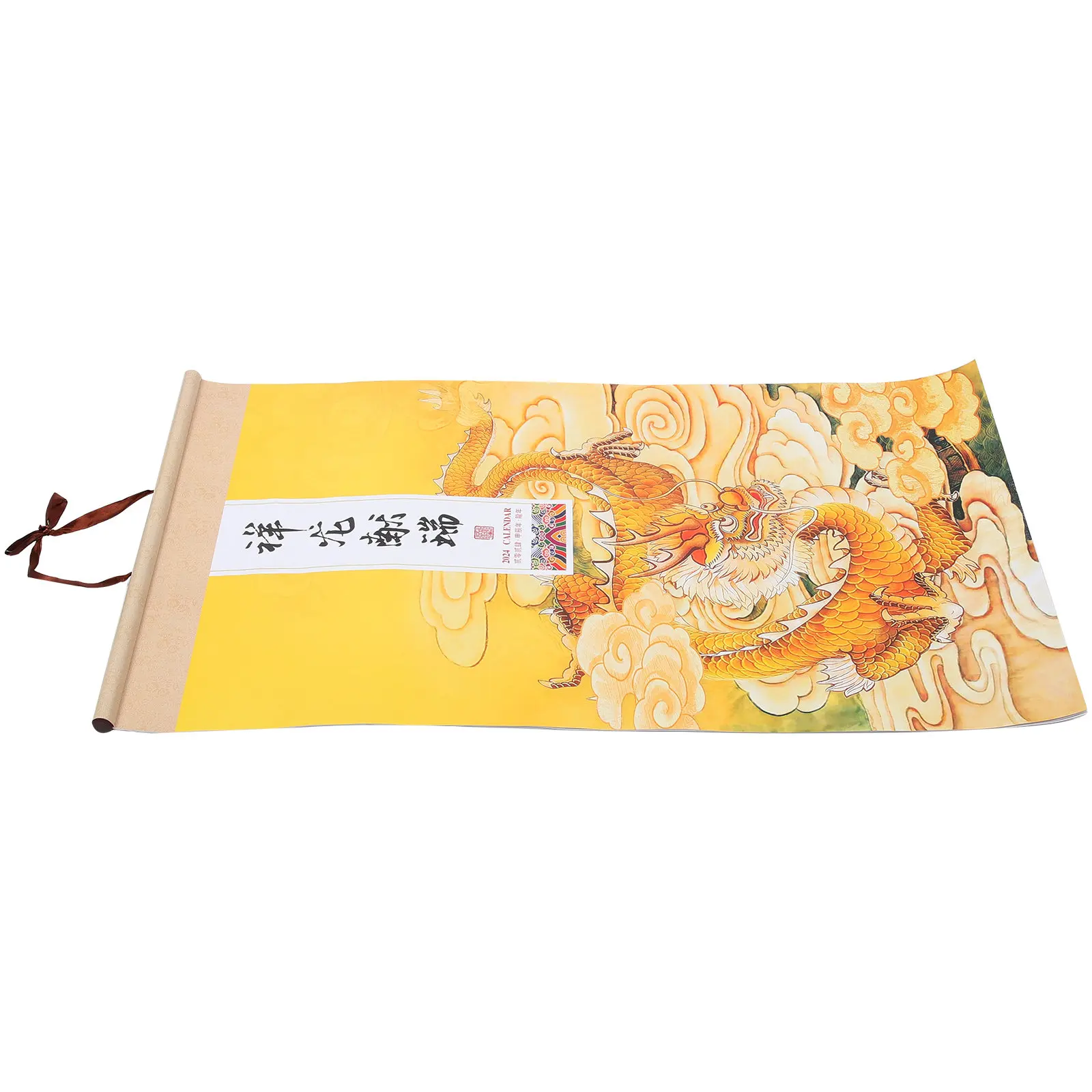 traditional-chinese-wall-hanging-calendar-2024-paper-dragon-zodiac-lunar-year-home-decor-new-year-gift-2024-monthly-calendar