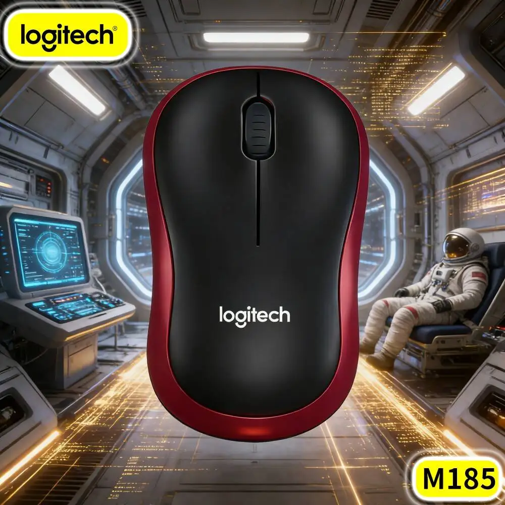 Logitech M185 Office File Browse Classification Mouse Wireless Smooth Pointer For Sort Review Job