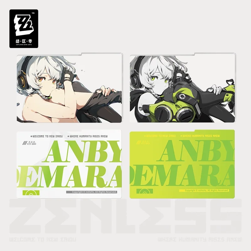 Presale Sunsyea Zenless Zone Zero Official Merch miHoYo Original Authentic Fixed Frame Acrylic Insert Set Cunning Hares