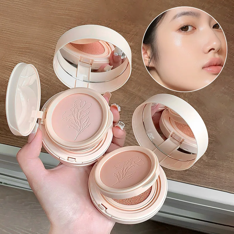 ゲゲベア ナチュラルコンシーラークッションパウダーセット、ニキビやクマをカバーするクリーミーなテクスチャー、ナチュラルなメイクアップルック