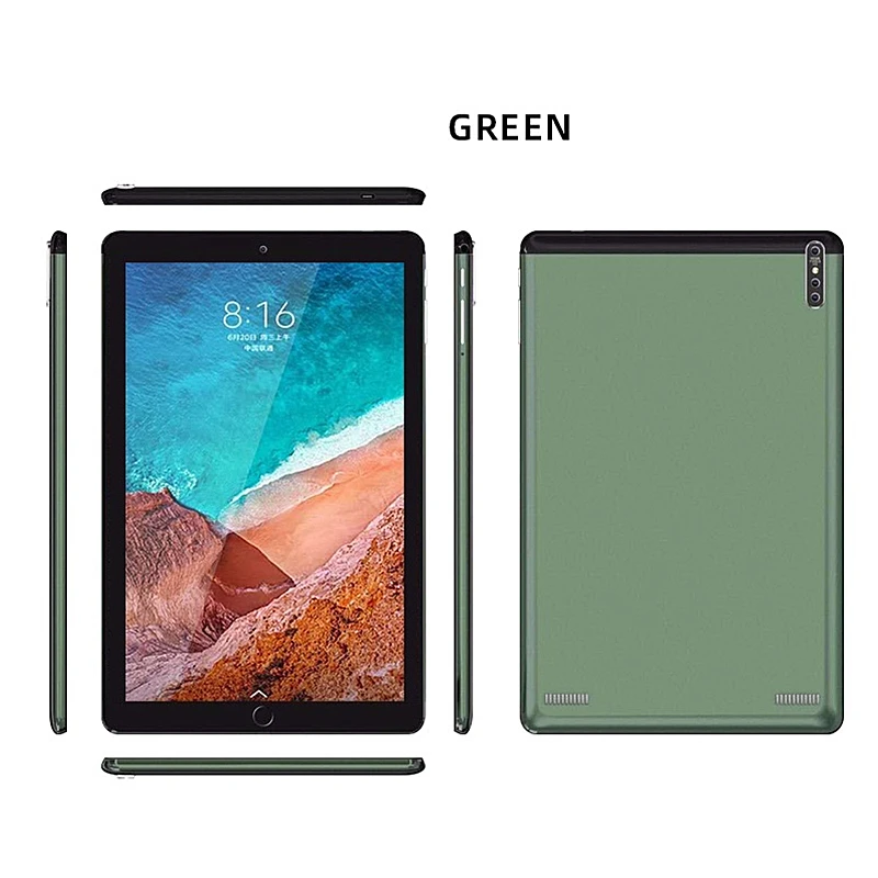 Tablette PC de 10.1 Pouces, 1 Go RAM, 16 Mots, M P30, Appel Téléphonique 3G, Android 7.0, Processeur MTK6592, 1280x800 IPS, Façades d'Appareil Photo Touriste, Core WiFi, Dernière Vente