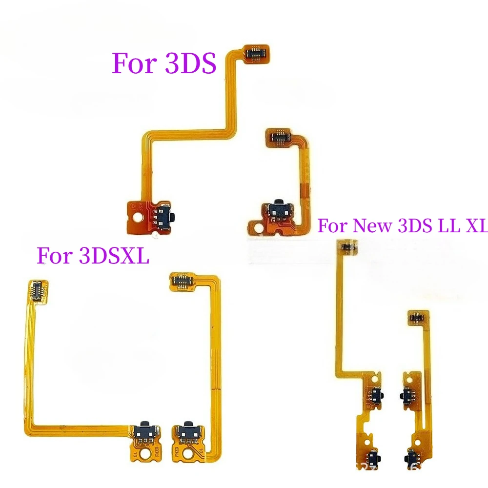 1set L R Shoulder Button with Flex Cable for 3DS 3DSLL 3DSXL New 3DS LL XL Repair Left Right Switch Trigger Repair Part