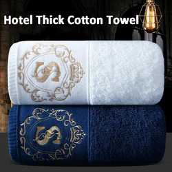 Five-star Hotel Thickened Cotton Towels Bath Towel Face Towel Light Luxury Large Adult Washcloth Embroidery Wholesale