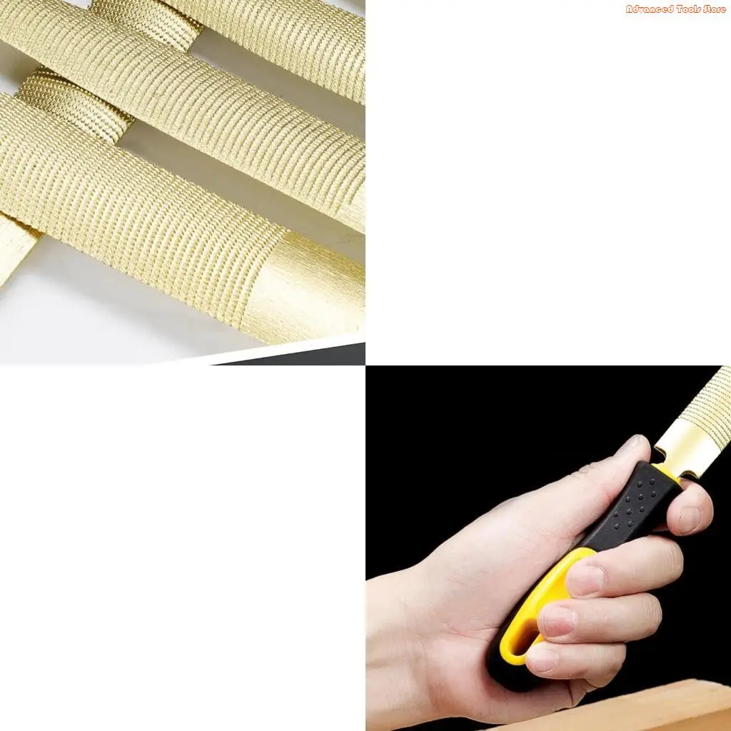 Wooden Carving Steel Hand File for Woodworking DIY Craft Tapered Rasp Tool W91B