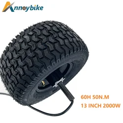 Electric Hub Motor 13 inch 48-72V 2000W 60H 50N.m13x6.50-6 Scooter ATV UTV Motor Wheel Bicycle Single Shaft
