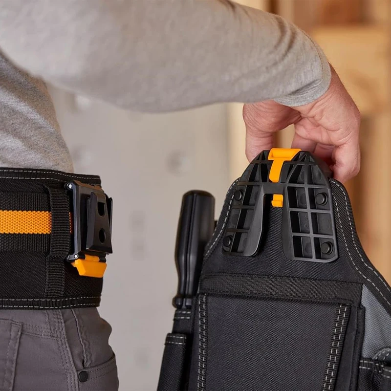 TOUGHBUILT TB-CT-104 حقيبة كهربائي رئيسي حزام كتف عالي السعة بناء قوي 25 جيوب حقيبة كهربائي