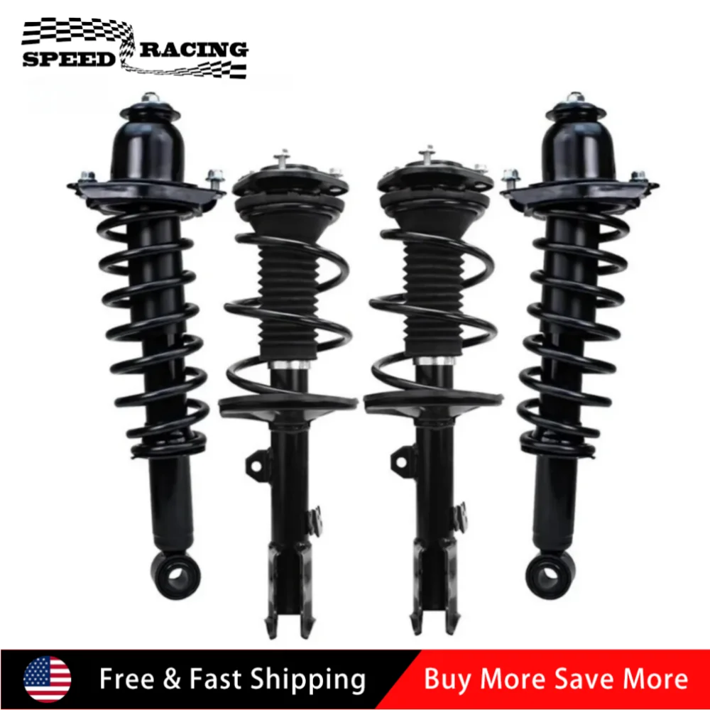 

572597 572598 472598 472597 172599R 172599L 4 шт. передние и задние стойки для Toyota Corolla 1.8L 2009-2013 гг., черные