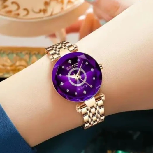 Роскошные элегантные женские наручные часы, водонепроницаемые часы из нержавеющей стали для женщин, простые повседневные женские кварцевые часы